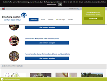 Tablet Screenshot of osterberginstitut.de